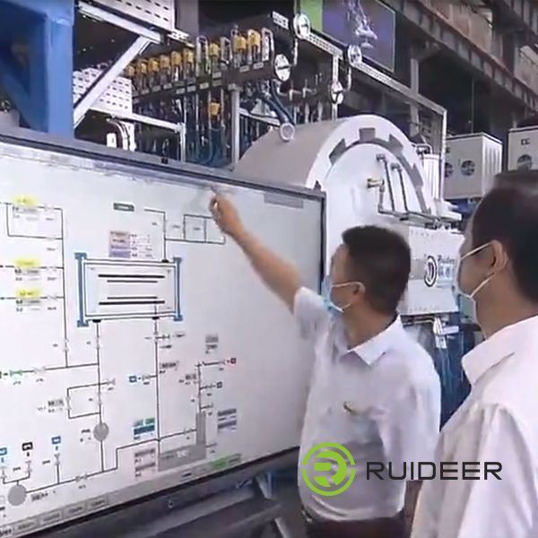 আইএসও সিই সার্টিফাইড উচ্চ ভ্যাকুয়াম চুলা তিন ফেজ পাঁচ তারের সিস্টেমের জন্য 380V 50HZ নিয়ন্ত্রণ পাওয়ার সাপ্লাই Max.Temperature 1600C